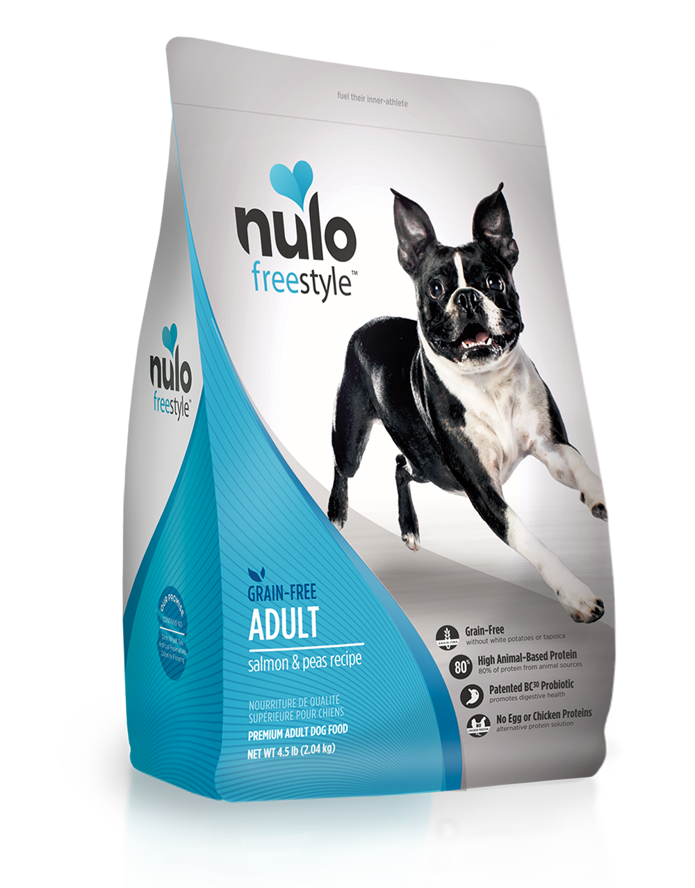 Nulo - Freestyle Salmon &amp; Peas Grain-Free Adult Dry Dog Food, Size: 4.5#
