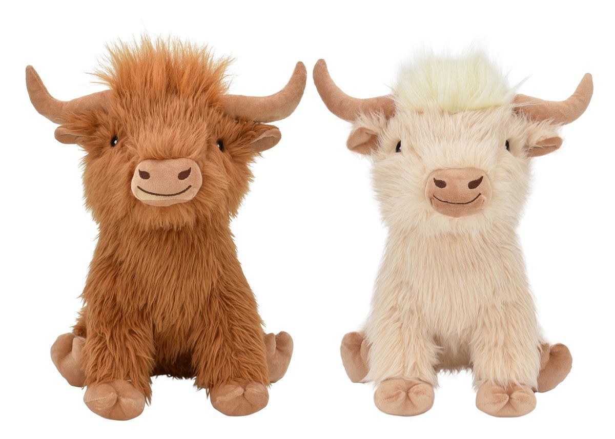 Multipet - Highland Cow Dog Toy 8"