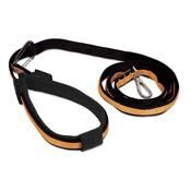 Kurgo - Quantum Nylon Reflective Hands-Free Running Dog Leash, color: Black