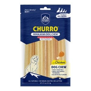 Himalayan Dog Chew- Churro Chicken Soft Dog Chew 4 oz.