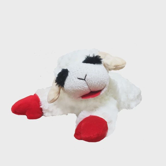 Multipet - Lamb Chop Dog Toy, Dog Size: 10"