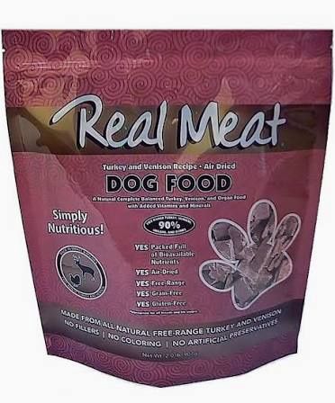 The Real Meat Co. - Air-Dried Turkey &amp; Venison, Size: 2LB