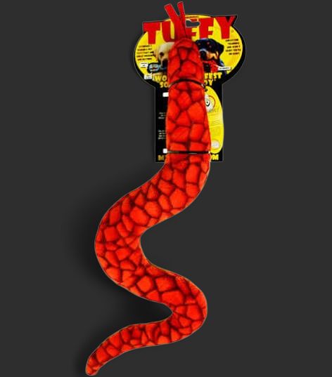 Tuffy - Desert Snake Red Dog Toy