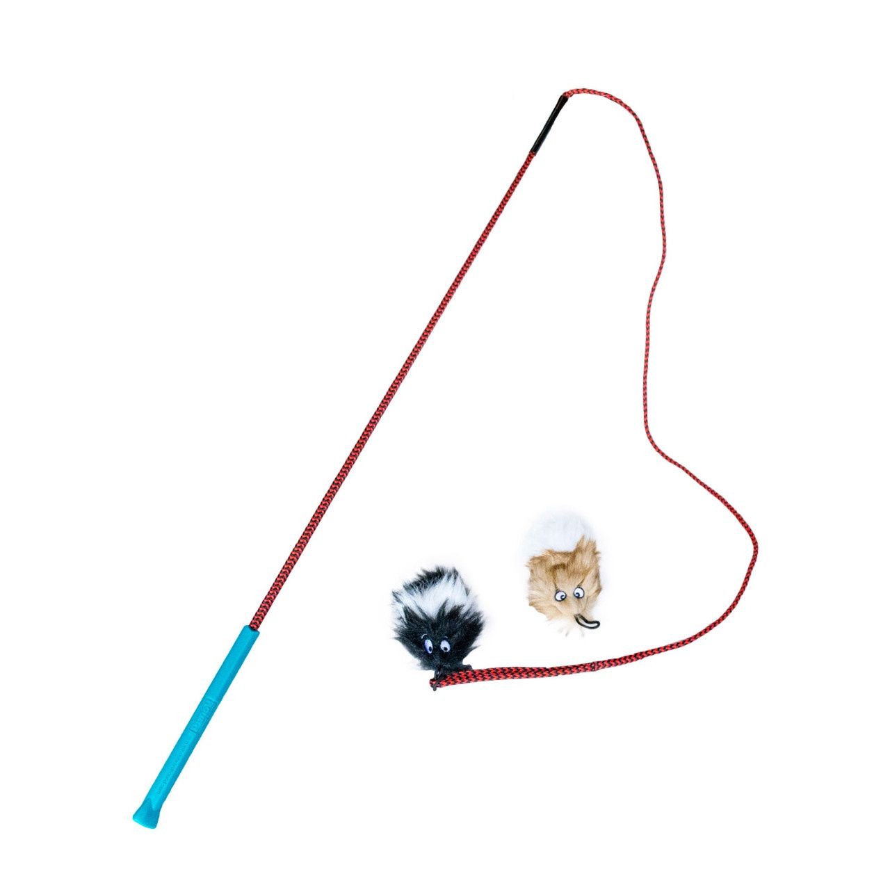 Outward Hound - Tail Teaser Dog Wand Lure Toy