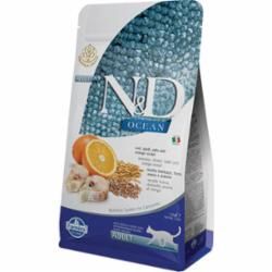 Farmina - OCEAN Cod, Spelt, Oats &amp; Orange Adult Dry Cat Food