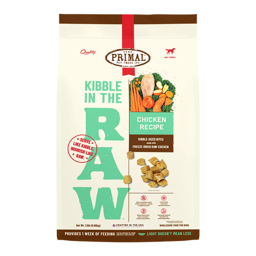 Primal - Kibble in the RAW Chicken Recipe