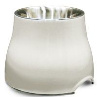 Dogit- Elevated Dog Dish  Small, color: White