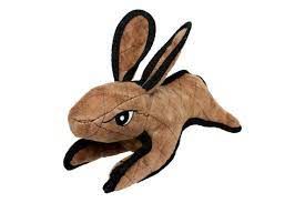 Tuffy's -Junior Barnyard Rabbit Brown Dog Toy