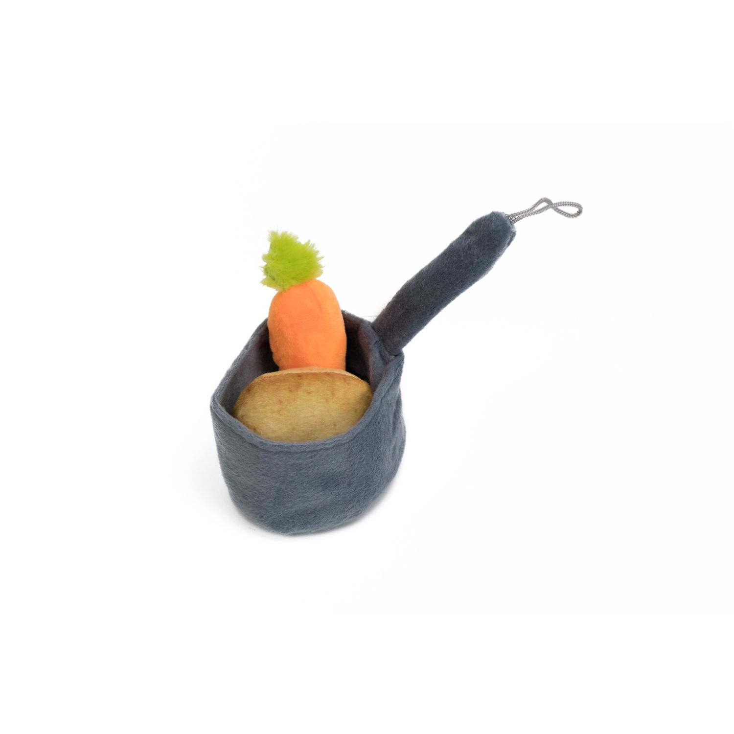 Steel Dog- Cat Toy Pot