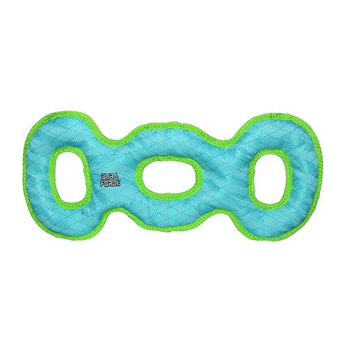 Tuffy - Duraforce 3 Way Tug Tiger Blue Dog Toy Tuffy - Duraforce 3 Way Tug Tiger Blue Dog Toy
