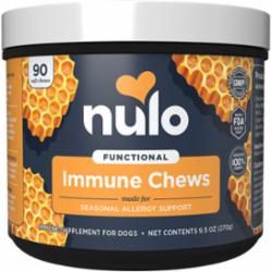 Nulo - Beef Flavored Soft Chew Immune &amp; Allergy Supplement for Dogs, 90 Count