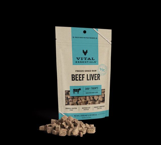 Vital Essentials - Beef Liver Freeze Dried Raw Dog Treats
