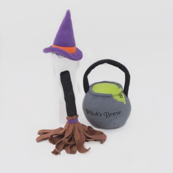 Zippy Paws - Witch Halloween Costume/Toy for Dogs
