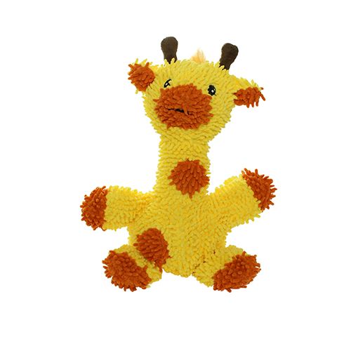 Tuffy - Might Microfiber Giraffe Dog Toy, Size: Small