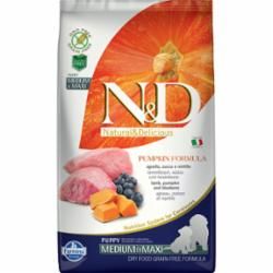 Farmina - N&amp;D PUMPKIN  - Lamb &amp; Blueberry Puppy Med/Maxi Dry Dog Food