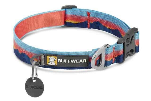 Ruffwear - Crag Reflective Dog Collar, Size: 11"-14", color: Sunset