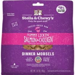 Stella &amp; Chewy's - Yummy Lickin'  Salmon &amp; Chicken Freeze Dried Dinner Morsels  Food