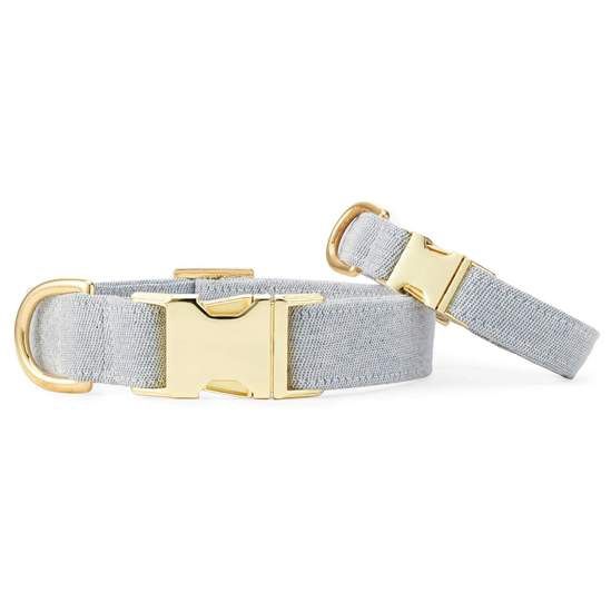 The Foggy Dog - Upcycle Denim Dog Collar, Size: Small, color: Upcycle Denim Collar