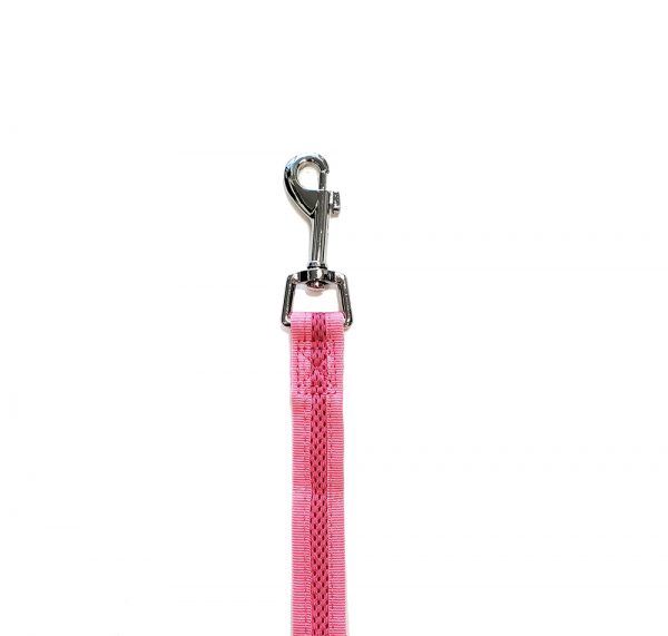 Bark Appeal  - Mesh 3/4 Inch Leash Pink