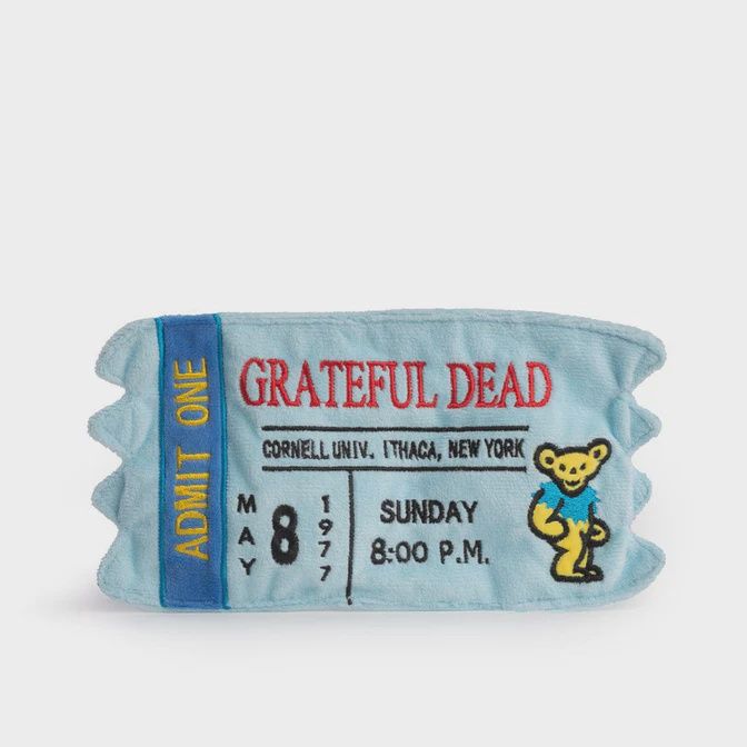 Fabdog - Grateful Dead Cornell 77" Concert Ticket Dog Toy