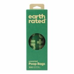 Earth Rated - Unscented Bulk Box Poop Bags 300 Count
