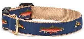 Up Country - Fly Fishing Trout Dog Collar