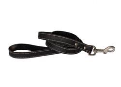 Euro Dog - Traditional leather leash, color: Black