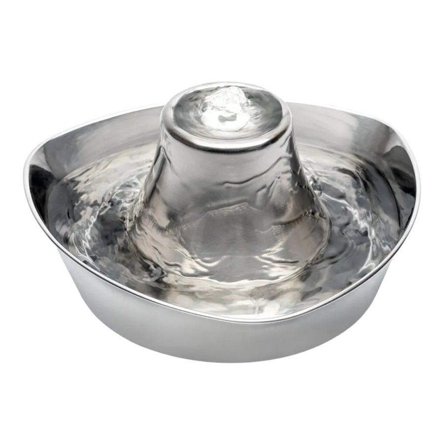PetSafe - Seaside Stainless Fountain for Dog Cat