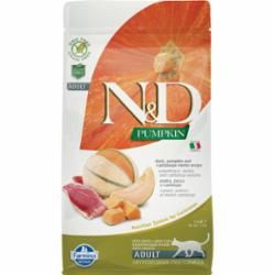 Farmina - N&amp;D PUMPKIN Duck Pumpkin &amp; Cantaloupe Recipe Dry Cat Food, Size: 3.3#