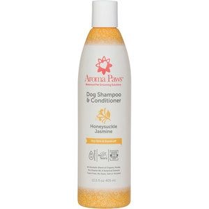 Aroma Paws -Honeysuckle Jasmine Dog Shampoo &amp; Conditioner 13.5 oz.