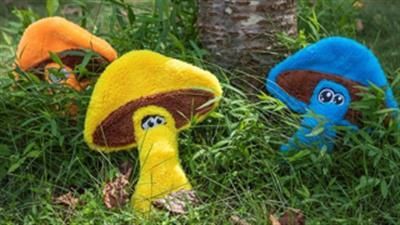 Cycle Dog - Stuffing Free Mushroom Assorted Colors