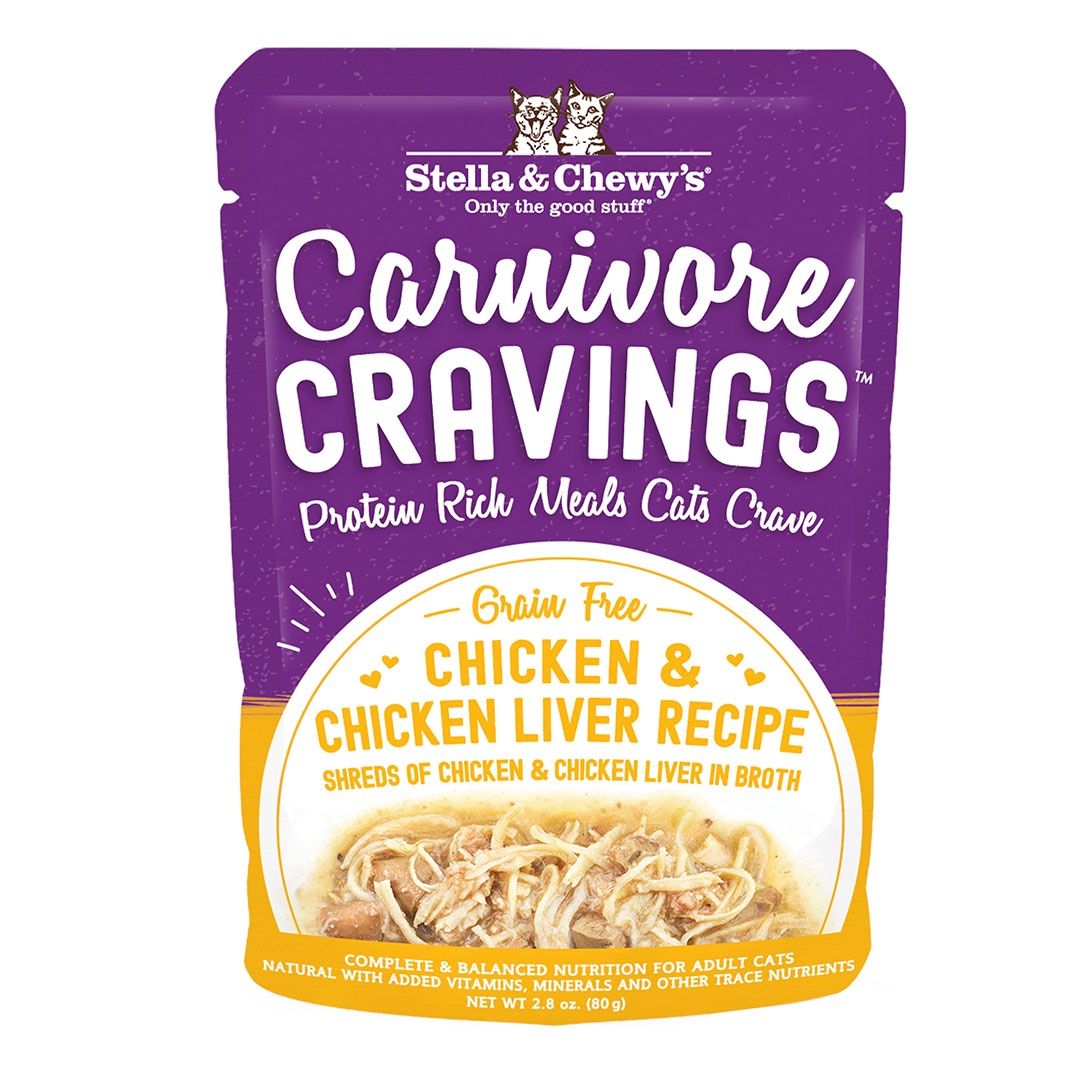 Stella &amp; Chewy's - Carnivore Cravings Chicken &amp; Chicken Liver Recipe 2.8oz.