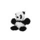 Tuffy - Mighty Toys MicroFiber Panda Dog Toy, Size: Small