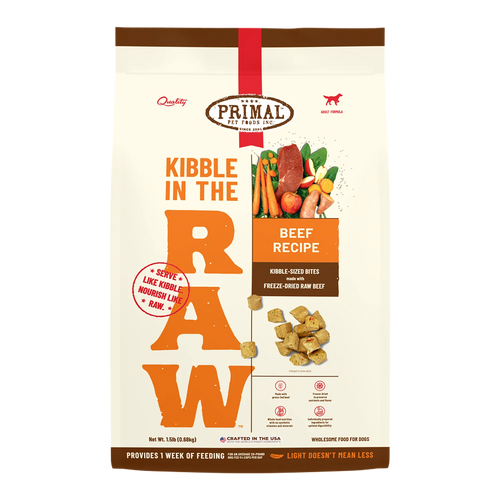 Primal - Kibble In the RAW Beef Recipe