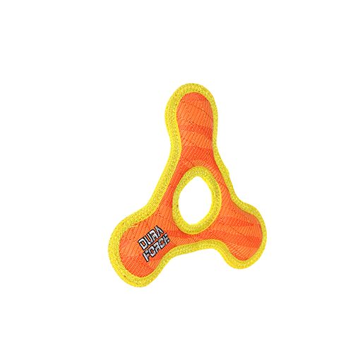 Tuffy - Duraforce JR TriangleRing Dog Toy, color: Orange
