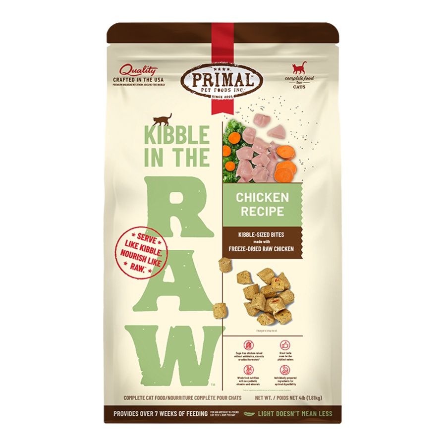 Primal - Kibble in the RAW Chicken Freeze Dried Cat Food