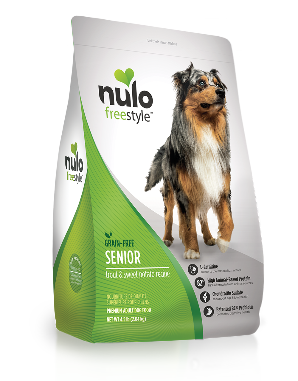Nulo - Freestyle Senior Trout &amp; Sweet Potato  Grain-Free Dry Dog Food