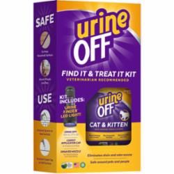 Tropiclean - Urine Off Find It &amp; Treat It Kit Stain &amp; Odor Remover &amp; Hi-Power LED Urine Finder