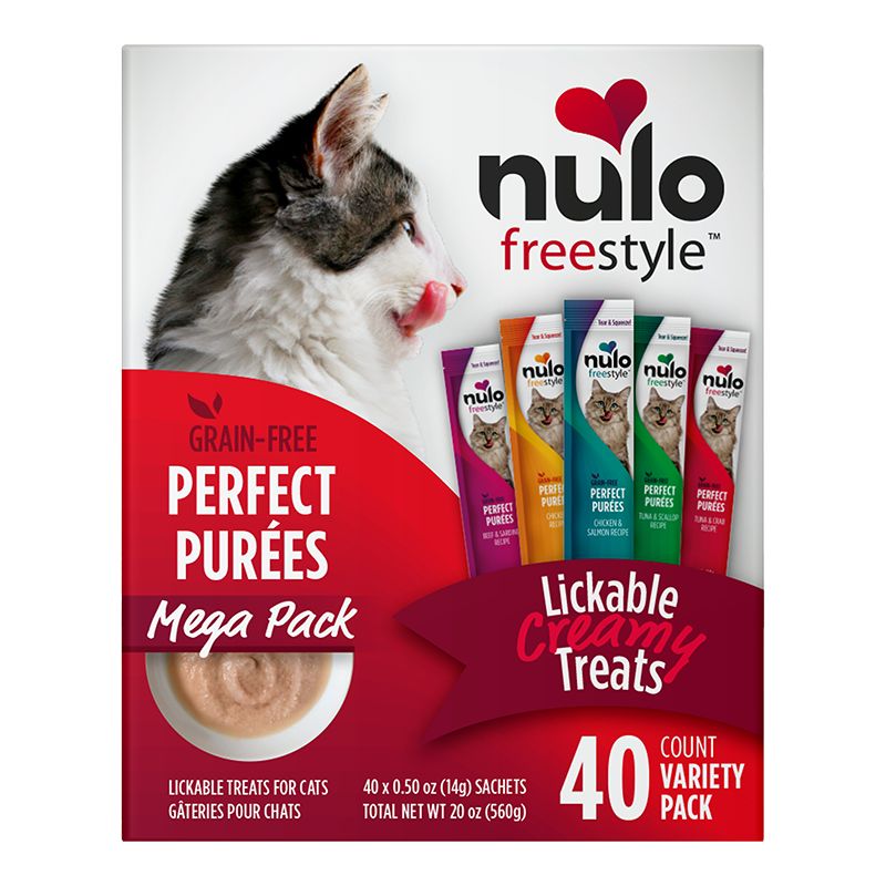 Nulo - FreeStyle Perfect Puree Megapack Lickable Cat Treats 40 .5oz