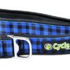 Cycle Dog - Blue plaid Dog Collar