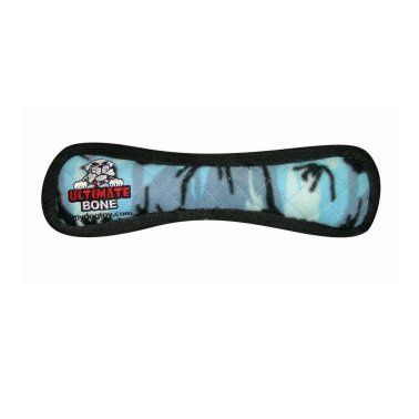 Tuffy - Ultimate Bone Dog Toy, Style: Blue Camo
