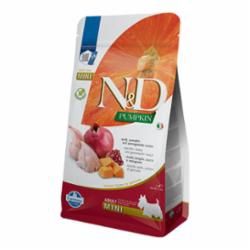 Farmina - N&amp;D PUMPKIN - Quail, Pumpkin &amp; Pomegranate Recipe Adult/Mini Dry Dog Food 4.4lb