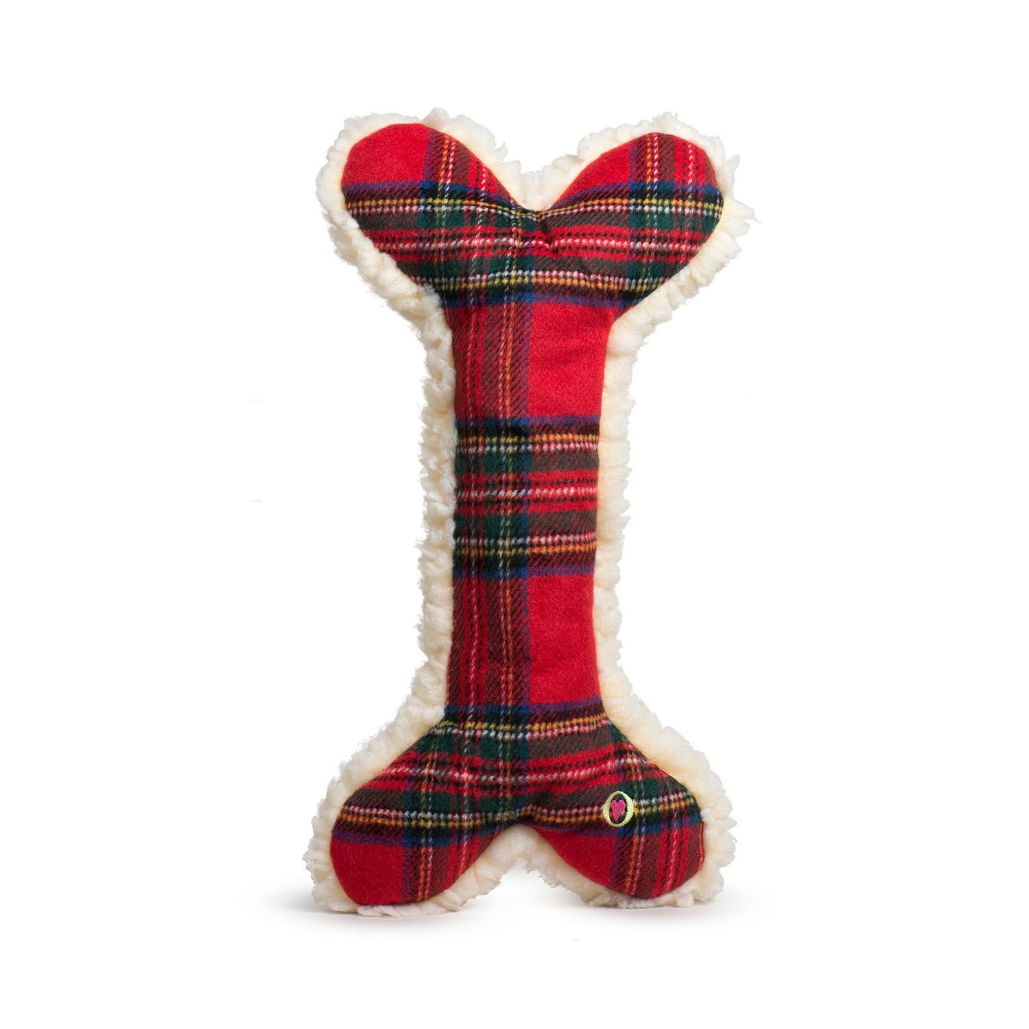 Huggle Hounds - Plaid Fleece Christmas Bone