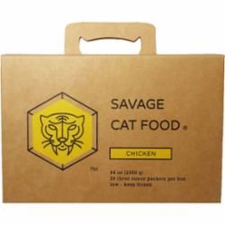 Savage Cat - Chicken Raw Cat Food Carton