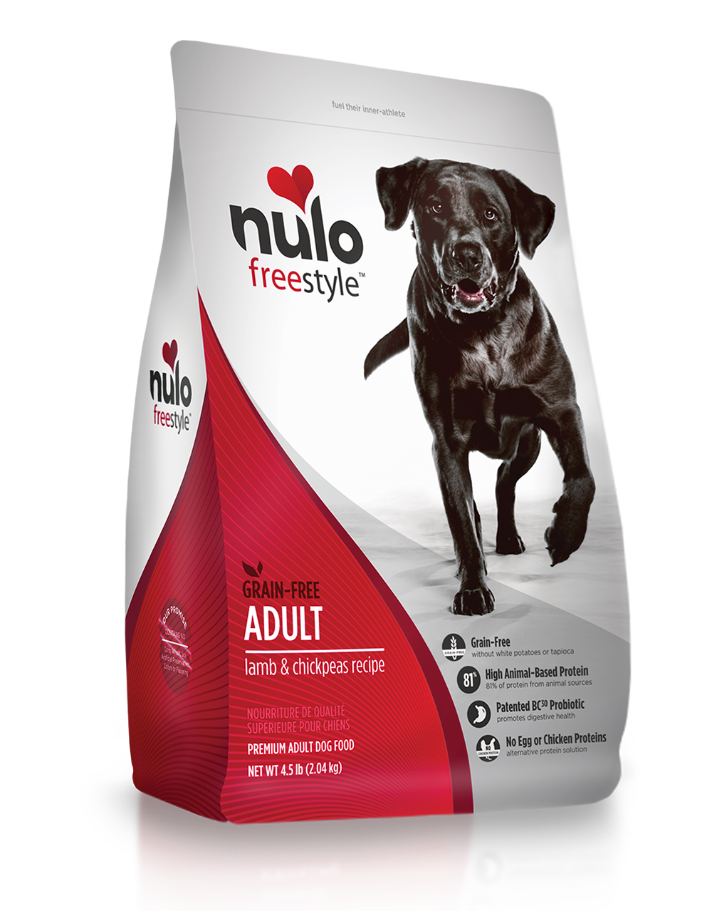 Nulo - Freestyle Lamb &amp; Chickpeas Grain-Free Adult Dry Dog Food, Size: 4.5#