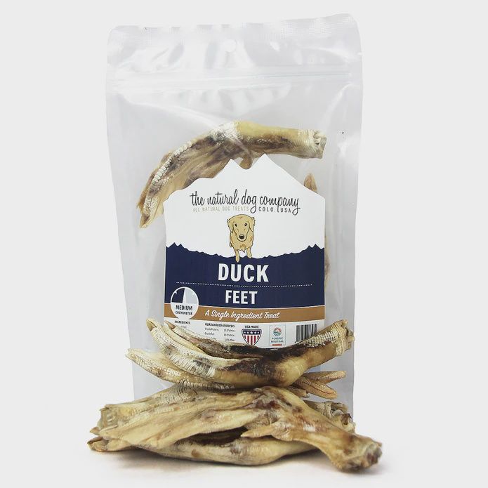 The Natural Dog Company - Duck Feet 3 oz.