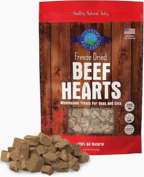 Shepherd Boy Farms - Beef Heart Freeze Dried Dog Treats, Size: 8 oz.