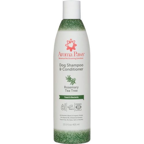 Aroma Paws - Shampoo &amp; Conditioner Rosemary Tea Tree - Yeast and Bacteria Formula 13.5 oz.