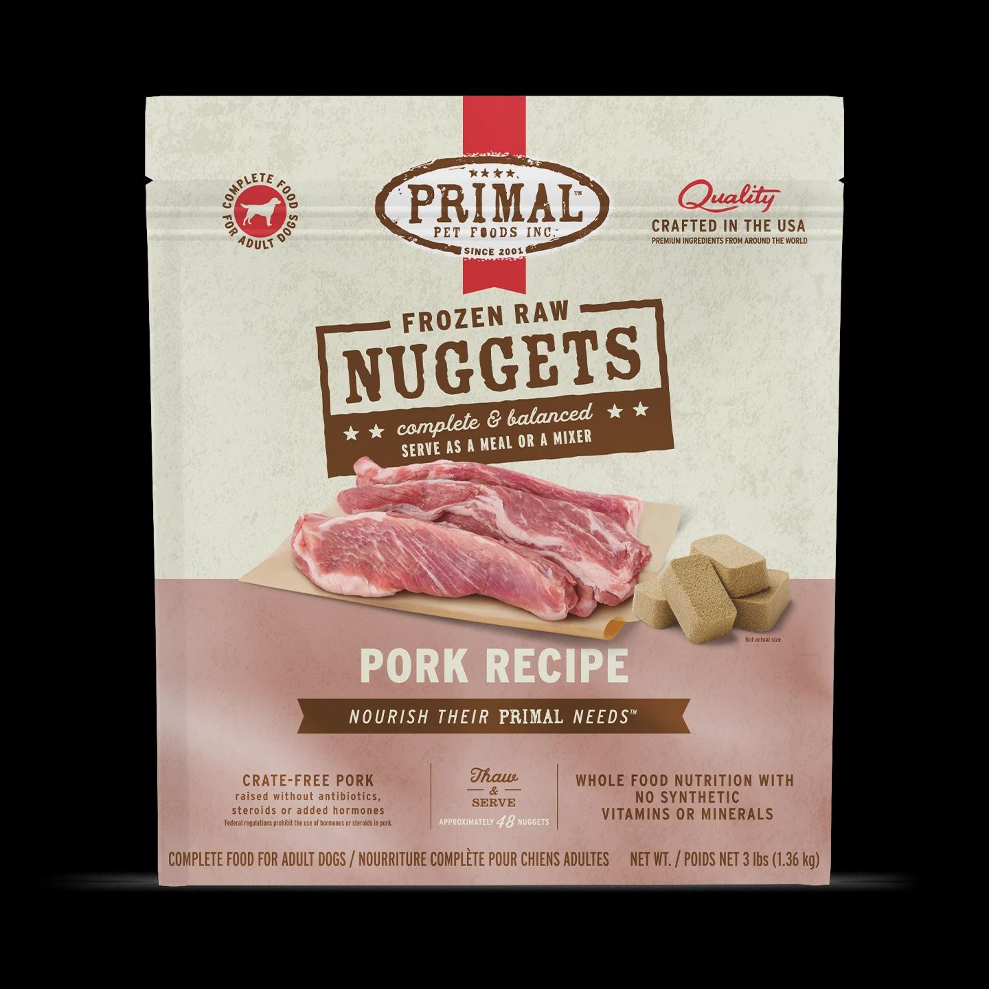 Primal - Pork Formula Nuggets Freeze-Dried Dog Food