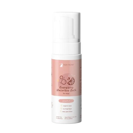Kin + Kind - Energizing Grapefruit Natural Waterless Bath for Dogs 8 oz